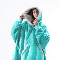 Women's Winter Flannel Loungewear Casual Hoodie