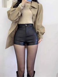 Ladies New High Waist Slimming And Tight Shorts