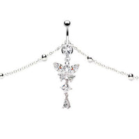 Crystal Butterfly Belly Chain Waist