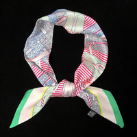 Spring Belt Chain Winding Bag Small Silk Ribbon Women's Twill Artificial Scarf