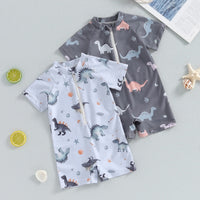 Half Cardigan Jumpsuit Children's Swimsuit