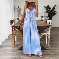 Fashionable Women's Jumpsuit With A Large Bow
