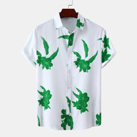 Hawaiian Floral Men's Short-sleeved Shirt Fashion