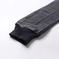 Retro Dark Gray Zipper Hip Hop Men And Women Couple