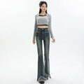 Women's Retro High-elastic Skinny Jeans
