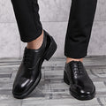 British Men's Business Casual Brogue Shoes