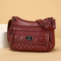 New Fashion Wash Soft Leather Shoulder Bag