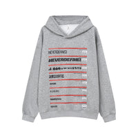 American Letter Print Sweatshirt Men's Autumn And Winter