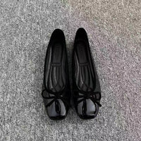 Flat Shoes Low-cut Patent Leather Fashion Mary Jane Shoes