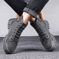 New Style Men's Shoes Fashion High Top Martin Boots