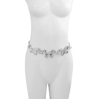 Punk Three-dimensional Stitching Single Layer Butterfly Waist Chain Women
