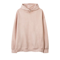 Hooded Sweater Loose All-matching Solid Color Men