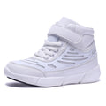 Flying Woven High-top Velcro Casual Shoes Fluorescent Shoes Led Luminous Shoes