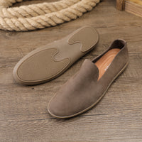 Handmade Men's Shoes Super Soft Breathable Lightweight First Layer Cowhide