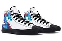 Printed Couple High Top Canvas Shoes