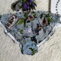 Panties Sexy Translucent Silk Ladies Triangle
