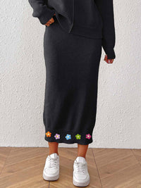 Women's Three-dimensional Crocheted Decorative Skirt
