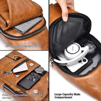 Retro Easy Matching Shoulder Bag Large Capacity Waterproof Satchel