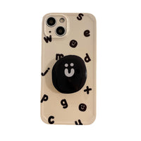 Creamy Alphabet  Silicone Phone Case