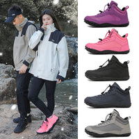 Fleece-lined Waterproof Snow Boots Couple High-top Casual Cotton Shoes