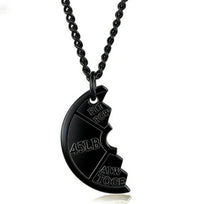 European And American-style Fitness Dumbbell Plate And Barbell Necklace For Men