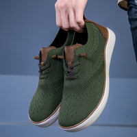 Men's Wide Toe Sports And Leisure Shoes With Mesh Face