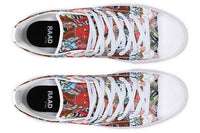 Printed Couple High Top Canvas Shoes