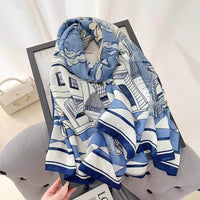 Cotton And Linen Scarf Thin And Silky Shawl Travel Sun-proof Beach Towel For Women