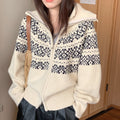 Knitted Cardigan Christmas Vintage Sweater