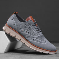 Large-size Breathable Mesh Soft-soled Lightweight Slip-on Casual Shoes