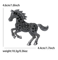 Year Of The Horse Zodiac Brooch Light Luxury And Versatile