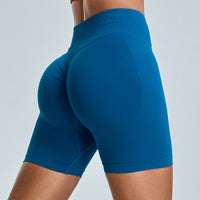 Seamless Yoga Shorts Women's Three-point High Waist