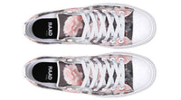 Fashion Printed Couple High Top Canvas Shoes