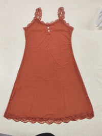 Lace-strapped Fringed Fashionable Casual Pajamas For Women