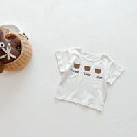 Infant Short Sleeve Top Bib Shorts Set