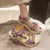 Elegant Wedge Women's Peep Toe Sandals
