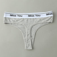 Thong Women's Cotton Seamless Low-rise Women's T Pants Sexy