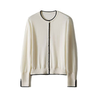 High-grade Classic Style Round Neck Sweater Outer