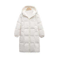 Thickened Loose Bread Jacket New Duck Down Winter Coat Extended Knee-length Down Jacket Women