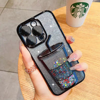 Electroplating Milky Tea Cup Phone Case