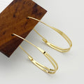Metal-style Circular Earrings For Women