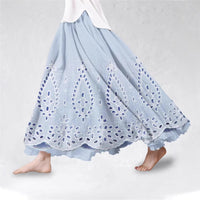 SpringSummer Fashion New Arrival Womens Big-Flared 3D Printed Skirt