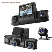 Same Display Three Recording 1080p Front And Rear Car Reversing Image