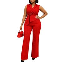 Summer Fashion Elegant Solid Color Jumpsuit For Women