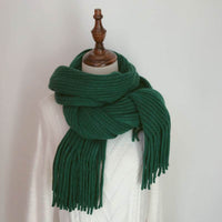 Versatile New Knitted Couple Thickened Warm Wool Scarf