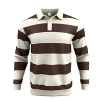 Lapel Stripe Hong Kong Style Men's Hoodie Trendy Loose