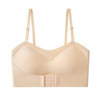 Simple Strapless Beauty Back Non-slip Front Buckle Girl Push-up Underwear