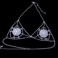 Rhinestone Body Chain Retro Exaggerated Personality Fashion Hollow