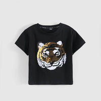 Panda Boys Short Sleeve T-Shirt Half Sleeve Top
