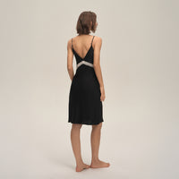 Sexy Lace Bodycon Backless Nightgown For Loungewear